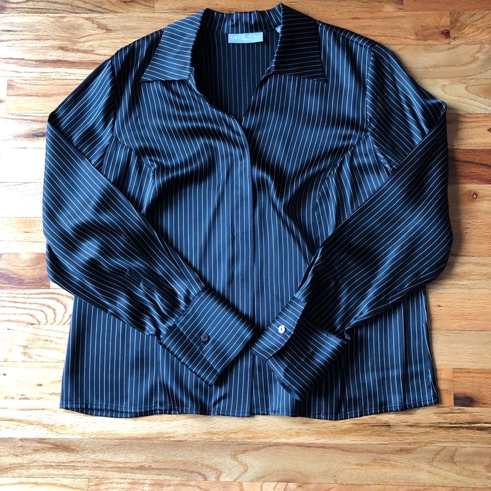 Kate Hill striped blouse